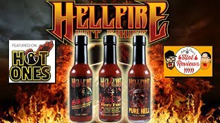 HELLFIRE HOT SAUCE FEAR THIS!! FIERY FOOL! PURE HELL! HOT ONES! HOTTEST SAUCE WITHOUT EXTRACT?!