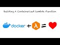Building image for custom AWS Python 3.8 Lambda function