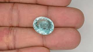 Paraiba Tourmaline, 12.10ct - Mined in Mozambique, Certified by GIA