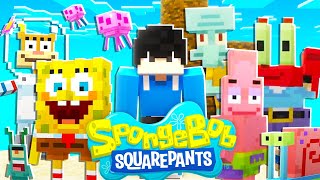 ကျွန်တော် Minecraft ထဲမှာ Sponge Bob ကမ္ဘာထဲရောက်ခဲ့တယ်!!  🧽