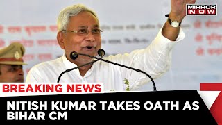 Bihar Political Crisis: Nitish Kumar Swears At Oath Ceremony Today; Lalu's Family Also Present