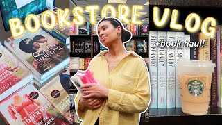 book shopping at barnes & noble 📚☕️ *cozy* bookstore vlog + book haul!