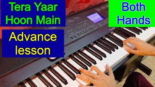 Hindi Song Both Hands Piano lesson Chord Pattern Arpeggio Pattern Piano lesson #172