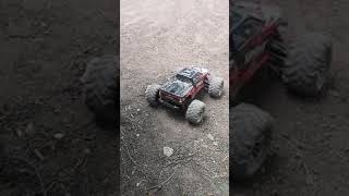 #shorts 9135 4 Wheel Drive 1/16 scale Spirit Monster Truck Garden Bash