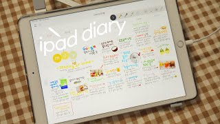 ipad diary : 아이패드 무료앱 ddiary로 5월 먼슬리 다이어리 꾸미기ㅣbo's diary