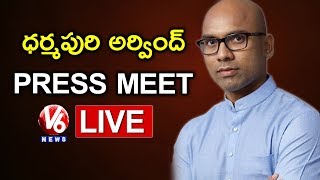 BJP MP Dharmapuri Aravind Press Meet LIVE | Nizam Sugar Factory Issue | V6 News