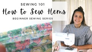 How to Sew a Simple Hem