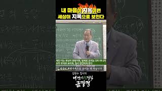 내 마음이 지옥이면 세상이 지옥으로 보인다 [김원수 법사의 내 안의 선지식 금강경] #shorts