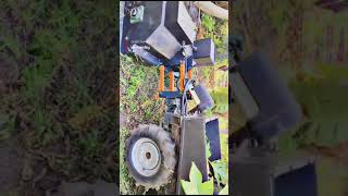 Farm robo power weeder demo#gardeningequipment #backpackbrushcutter #mounted sprayer