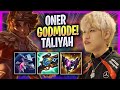 ONER LITERALLY GOD MODE WITH TALIYAH! - T1 Oner Plays Taliyah JUNGLE vs Fiddlesticks! | Season 2024