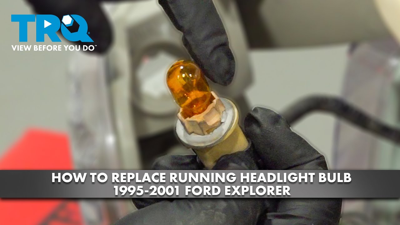 How To Replace Running Headlight Bulb 1995 2001 Ford Explorer 1a Auto