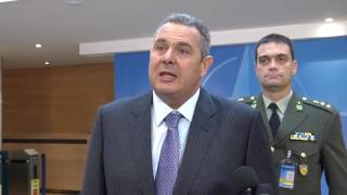 Militaire.gr:Δήλωση ΥΕΘΑ Πάνου Καμμένου από τις Βρυξέλλες