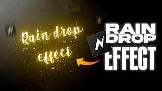 Rain drop effect in mobile | node video