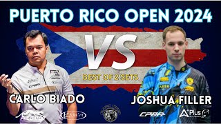 Carlo Biado VS Joshua Filler | Best of 2 Sets |Race to 4| Round 1 |