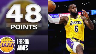 LeBron James Drops NEW SEASON-HIGH 48 PTS in Lakers W | January 16, 2023