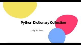 Python Dictionary Collection