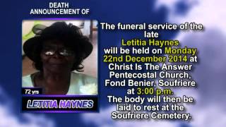 Letitia Haynes short