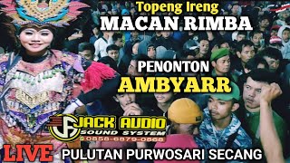 Ambyarr !! Topeng ireng Macan Rimba live perform Dusun Pulutan Desa Purwosari Secang.