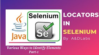 Locators in Selenium Part -1 | Selenium Java | Automation