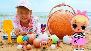 Нептун Спрятал все Куклы ЛОЛ! Куклы ЛОЛ – Пропали Маргарита Pretend Play for dolls  LOL kids Margo