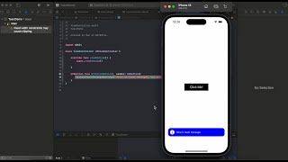 How to create Toast message in iOS swift 6 - xcode 16