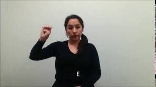 Handshape E Captioned