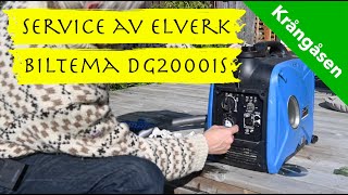 Krångåsen #91   Service av elverk  Biltema DG2000is