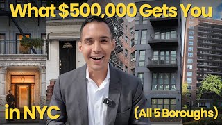 What $500K Buys You in All 5 NYC Boroughs | Full Property Tour | Buying in NYC!