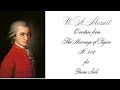 Mozart's Marriage of Figaro Overture for Solo Piano K. 492