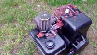 1972 2HP 109cc Briggs \u0026 Stratton 4-Stroke Warm Up (Before Rebuild)