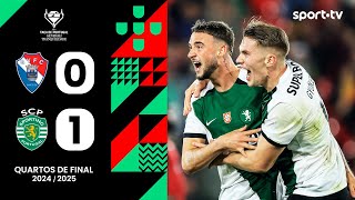 Resumo: Gil Vicente 0-1 Sporting - Taça de Portugal | sport tv