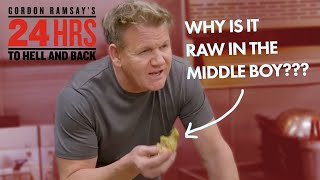 they just half-cooked chicken for the lols? | 24 Hours To Hell \u0026 Back | Gordon Ramsay