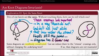 596.1 Knots, Invariants, and Diagrams