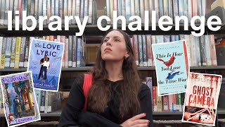 Only reading books from my library for a month | Library book TBR