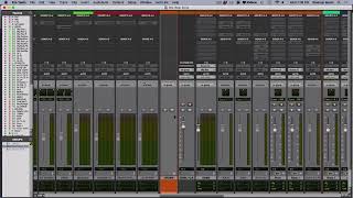 Pro Tools - Importing Session Data From a Mix Template