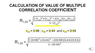 NUMERICAL 1: MULTIPLE CORRELATION