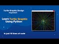 Spiral star || Python Turtle Graphics Design  || #python | ProgramsKart