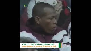 Debut del Tino Asprilla con el Newcastle