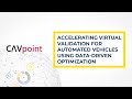 Accelerating Virtual Validation for Automated Vehicles Using Data-Driven Optimization