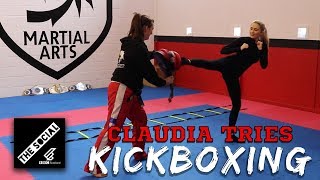 Claudia Tries Kickboxing With 10x World Champion!