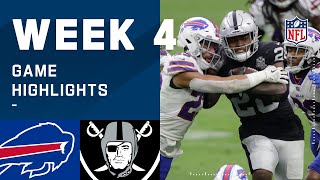 Bills vs. Raiders Week 4 Highlights | NFL 2020