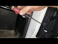 How to remove fuel door on Ford Transit