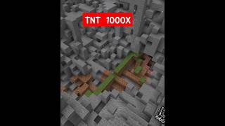 1 TNT 1000X EXPLORE IN MINECRAFT #shorts #minecraft #tnt #explore #trending #viral #video