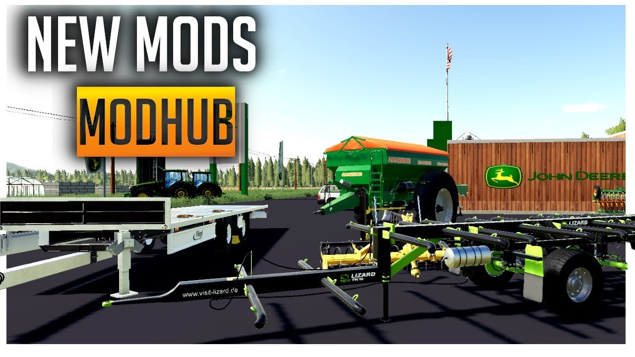 New ModHub Mods For Farming Simulator 19 - YouTube