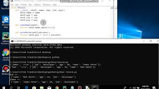 make a simple database application with python Tkinter #4