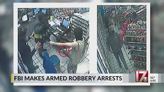 FBI makes arrests in several armed robberies around the Triangle