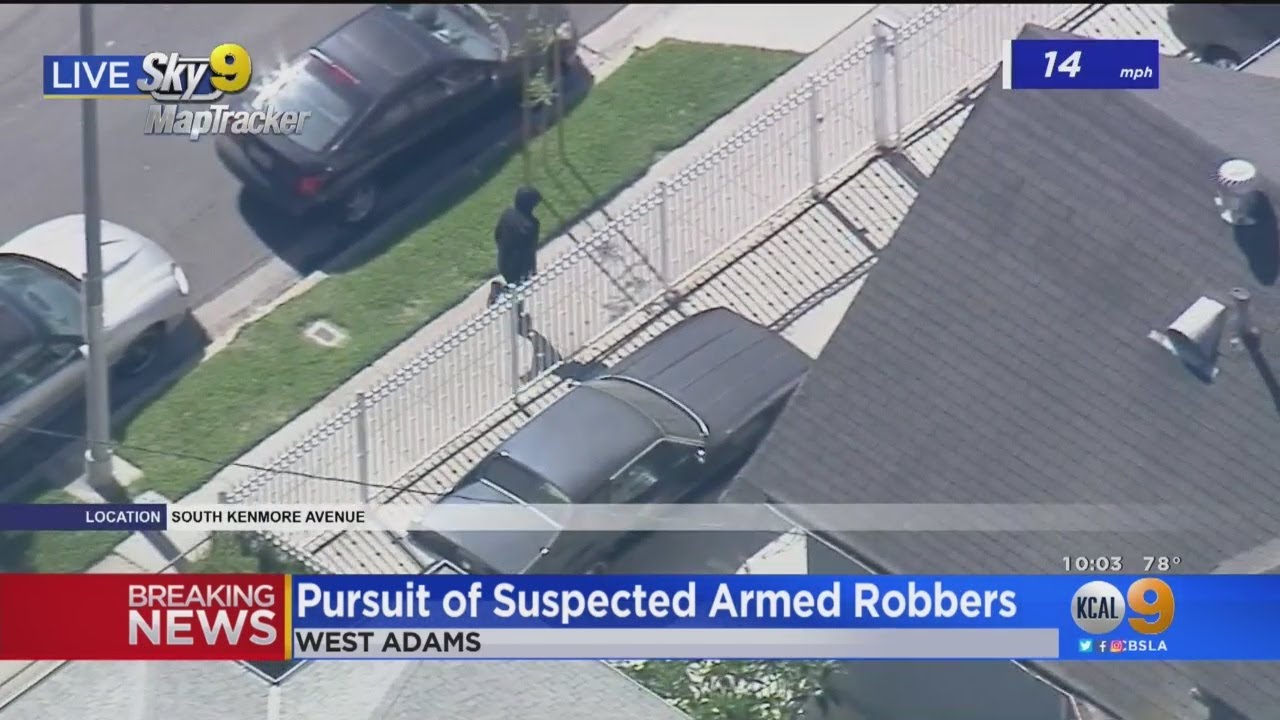 Suspects Wanted In Beverly Hills Armed Robbery Lead Police On High ...