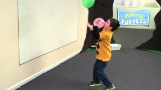 Balloon Juggle Game - Bible Verse Review for Kids Church or VBS