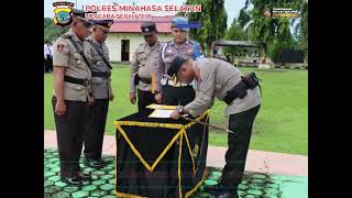 Kapolres Minsel serahterimakan sejumlah Jabatan Strategis di lingkungan Polres Minsel