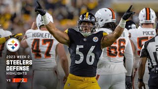 HIGHLIGHTS: Top Plays from Steelers defense in win over Browns in Week 2 | Pittsburgh Steelers